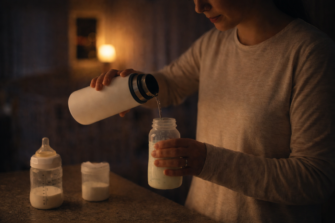Préparer les Biberons de Nuit Sans Réveiller Bébé - Guide Parents Fatigués